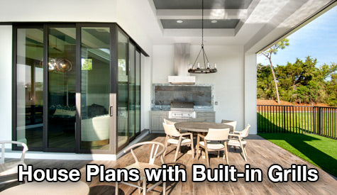 Plans with Built-In Grills