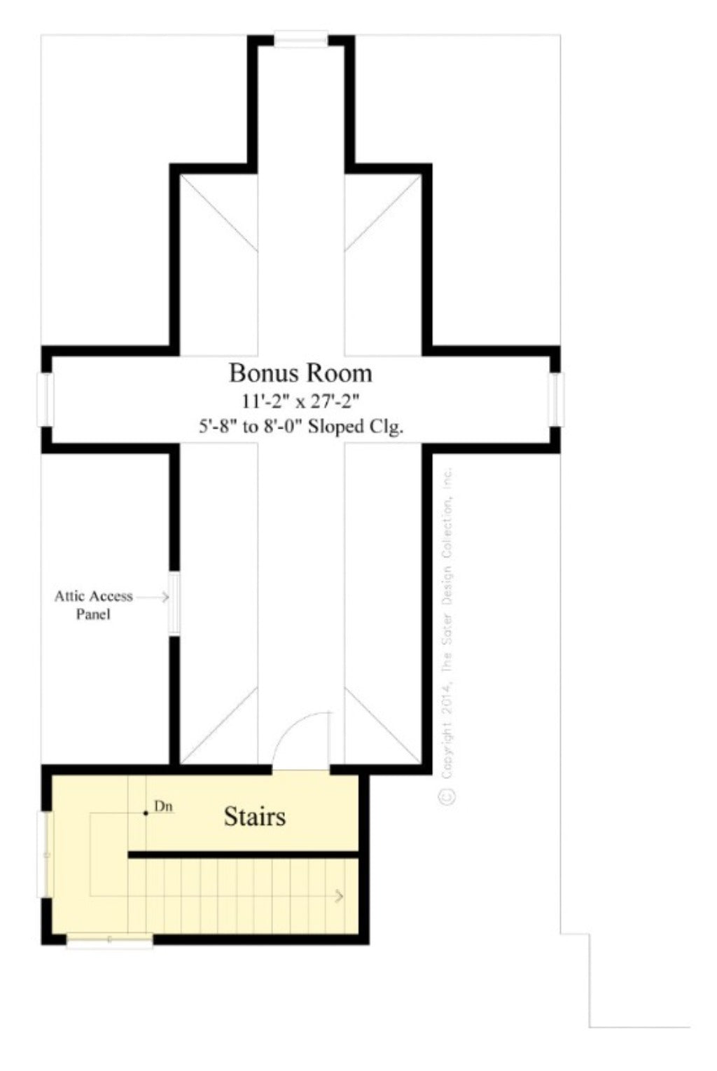 7096 upper level floor plan