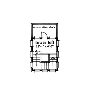 saddle river-tower loft floor plan #6681