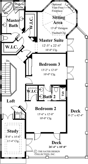 sommerset-upper level floor plan-#6827