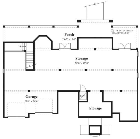 chanteclair-lower level floor plan-#6835