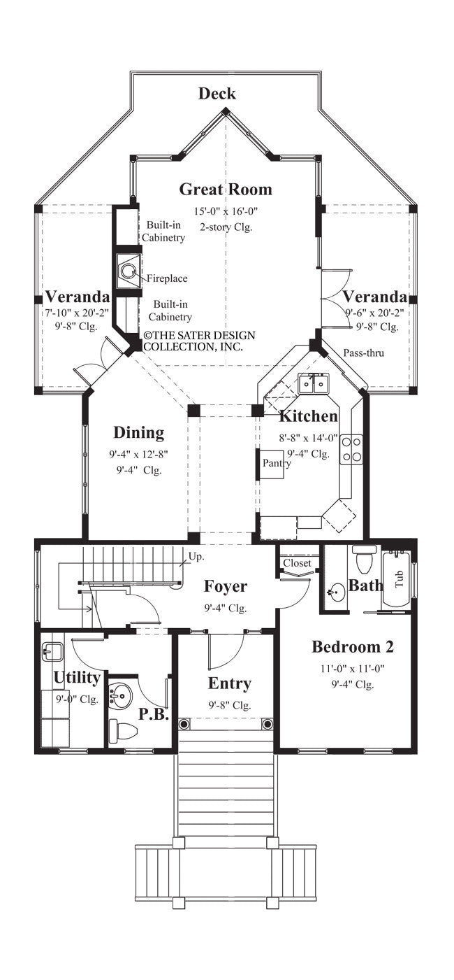 plymouth bay-main level floor plan- #6852
