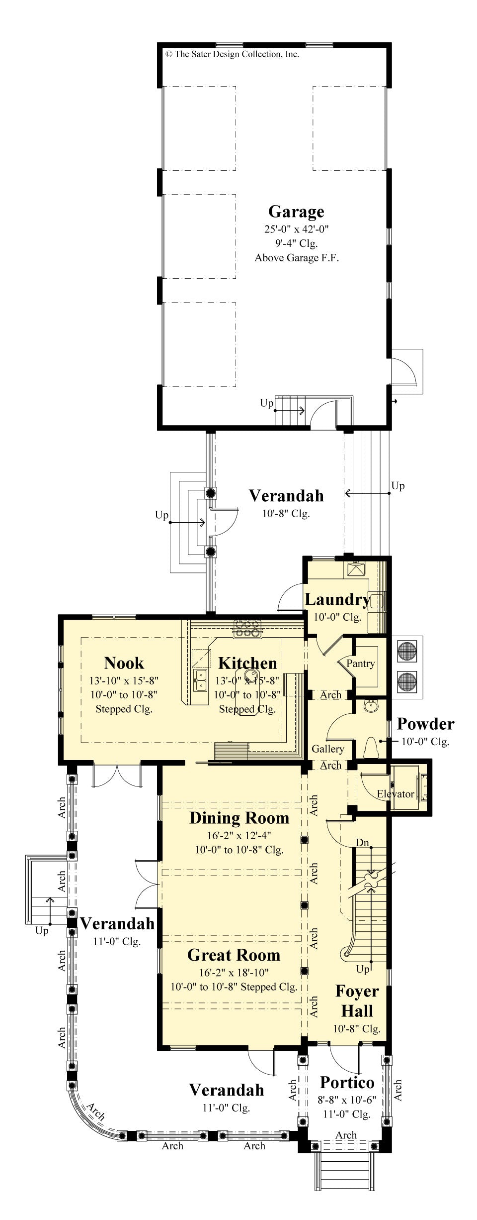 pembroke house main level floor plan