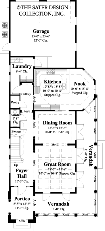 villa verdi-main level floor plan-plan #6872