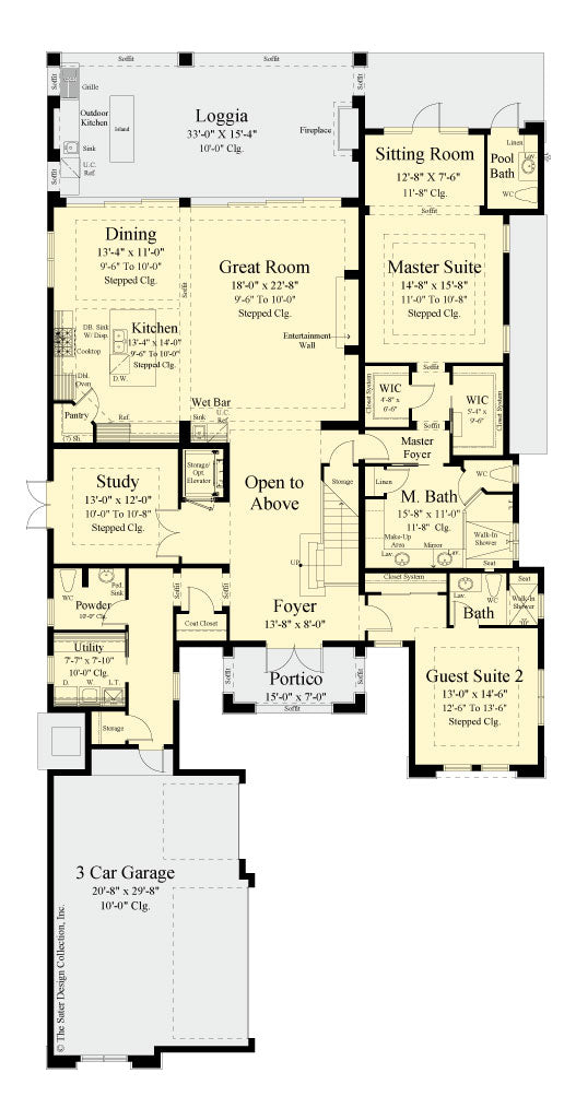 valhalla house plan first level floor plan
