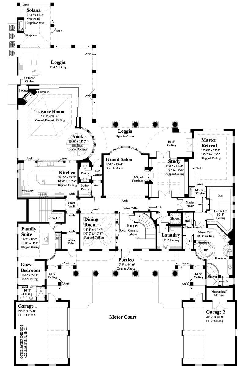 camellia manor-main level floor plan-#6956