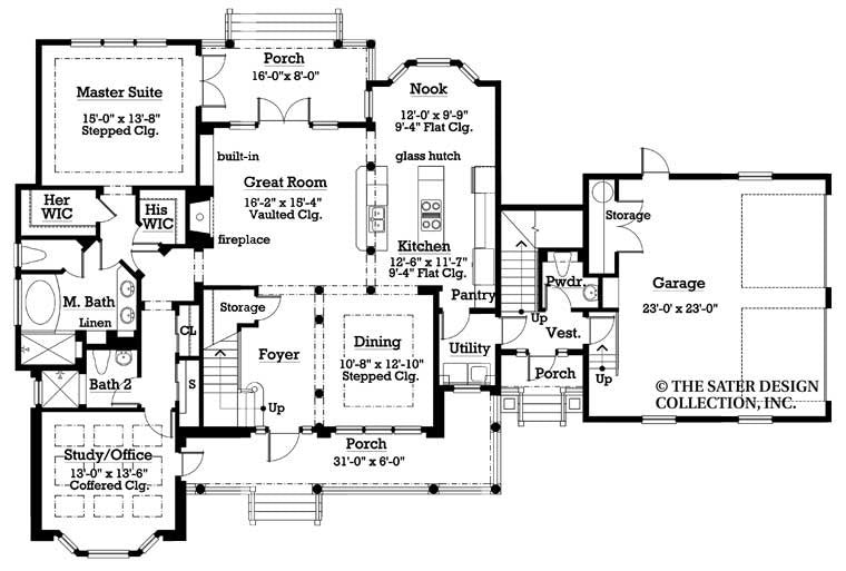 aveline-main level floor plan -#7014