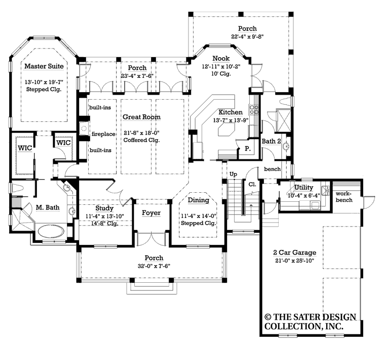 alden pines-main level floor plan-#7046