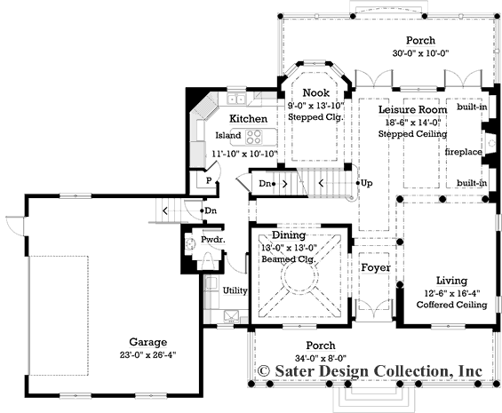 walnut ridge-main level floor plan-#7070