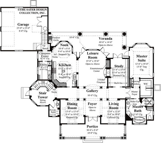 bellamy home main level floor plan -#8018