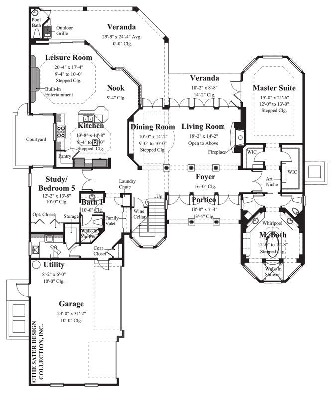 san filippo-main level floor plan-#8055