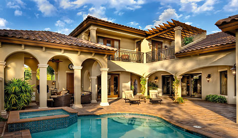 Courtyard Home Plans