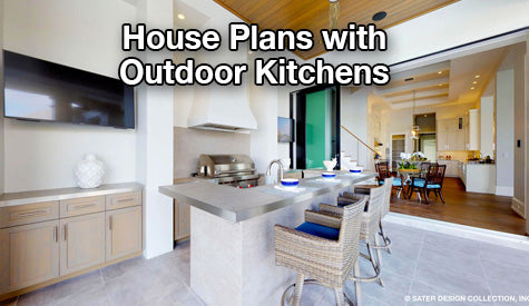 Outdoor kitchen hotsell house plans