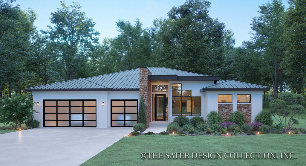 Stylishly Simple Modern One Story House Design