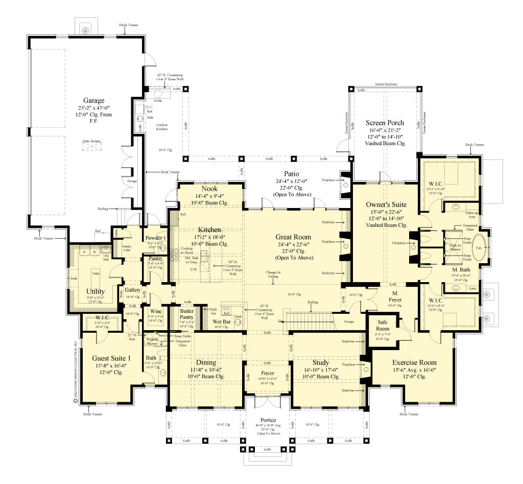 9507 first level floor plan