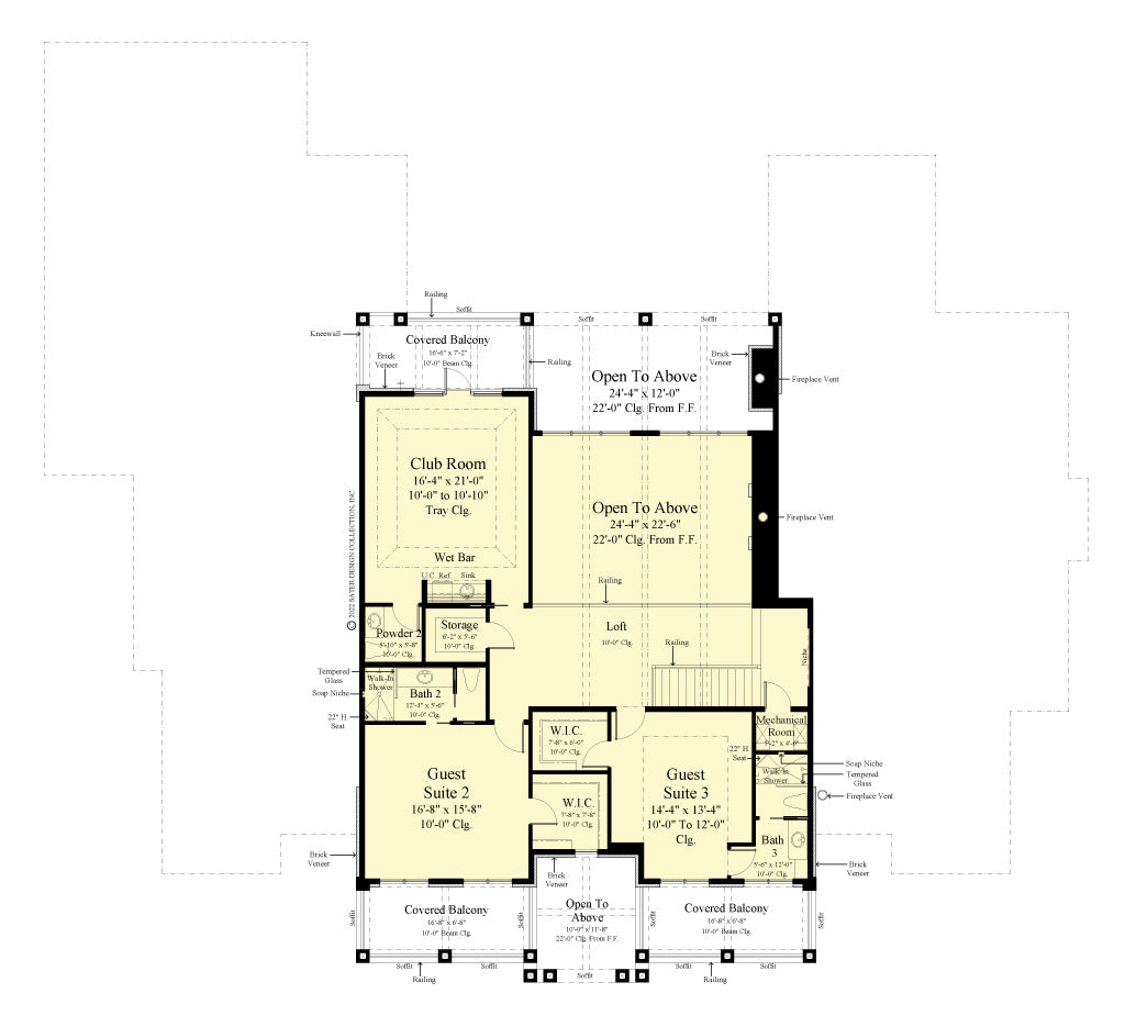 9507 Second Level Floor Plan