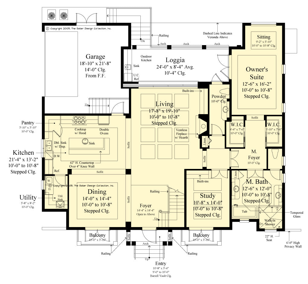 main level floor plan