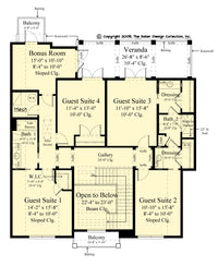 9007 Second Level Floor Plan