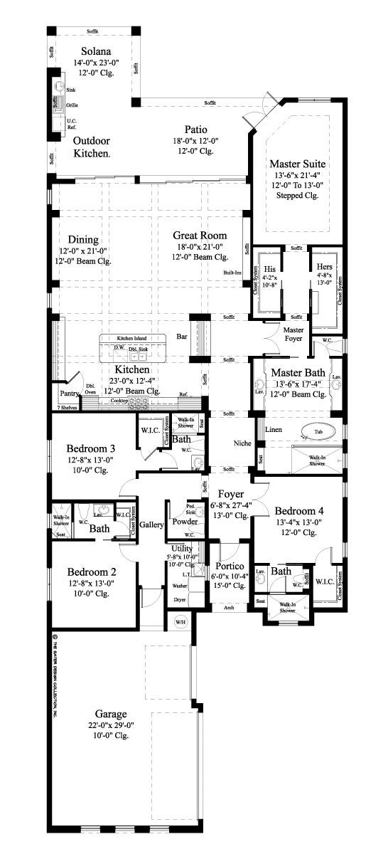 Plan 6582-Floor Plan