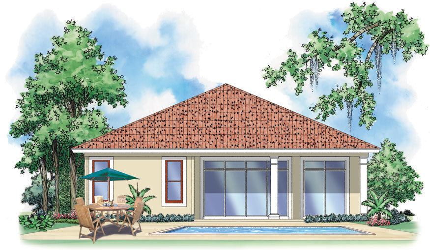 Ardenno-Rear Elevation Rendering-Plan #6500