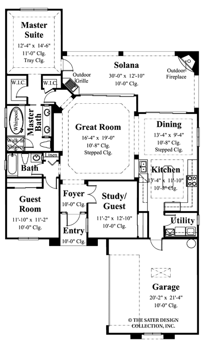 cateena-main level floor plan- #6503