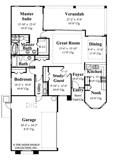 Bianca-Main Level Floor Plan- #6506