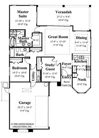 Bianca-Main Level Floor Plan- #6506