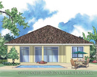 Fedora-Rear Elevation-Plan #6513