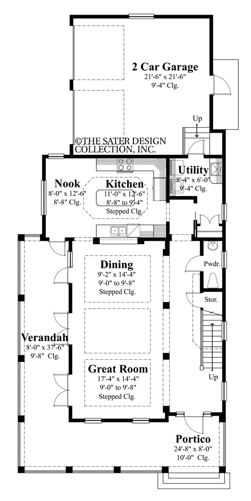 Cabrini- Main Level Floor Plan -#6516