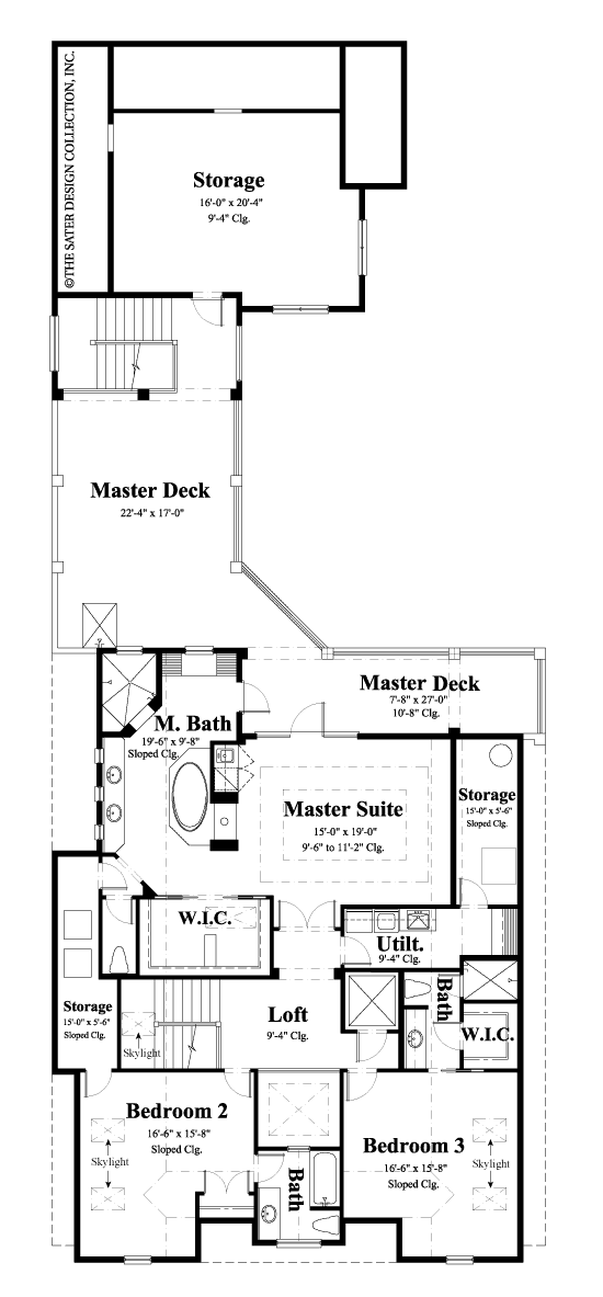 Myrtlewood-Upper Level Floor Plan-Plan #6522