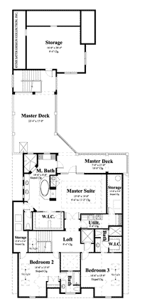 Myrtlewood-Upper Level Floor Plan-Plan #6522