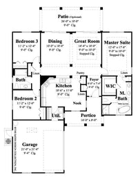 Everett-Main Level Floor Plan- #6528