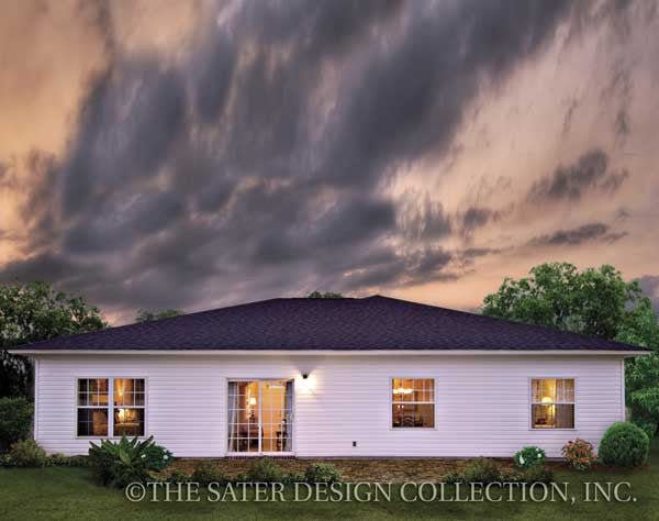 Everett-Rear Elevation-Plan #6528