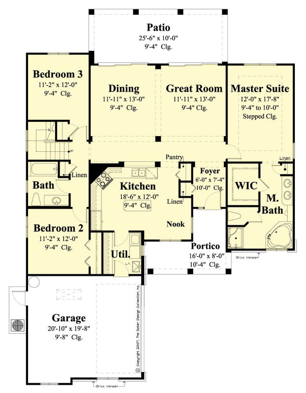 Josephine Home - Main Level Floor Plan -#6533