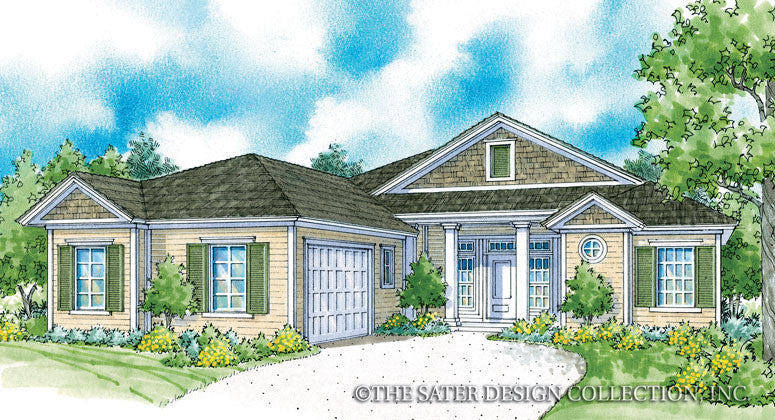 Kincaid Home - Front Elevation Rendering -Plan #6534