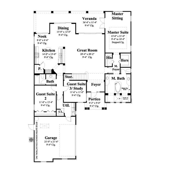 Zurich-Main Level Floor Plan-#6546
