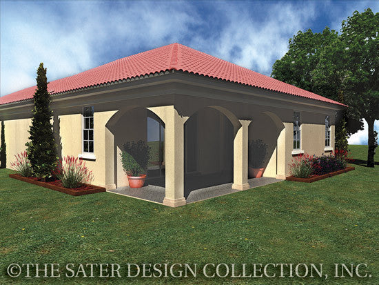 Arezzo-Rear Elevation-Plan #6547