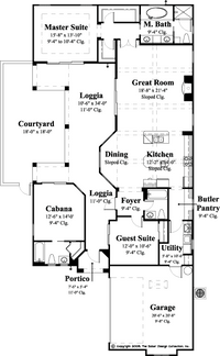 Gavello Floor Plan - Plan #6553