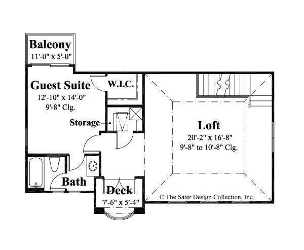 melito-upper level floor plan-plan #6555