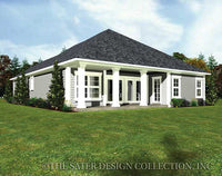 Seneca-Rear Elevation-Plan #6560