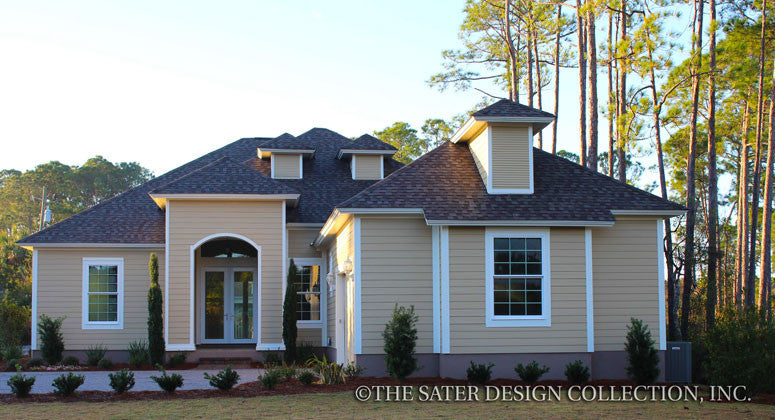Southern Tidewater Luxury Home Plan front elevation