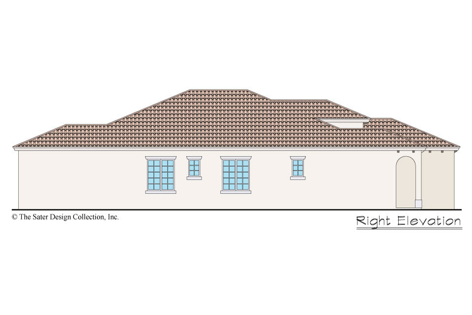 Bonito home design right elevation