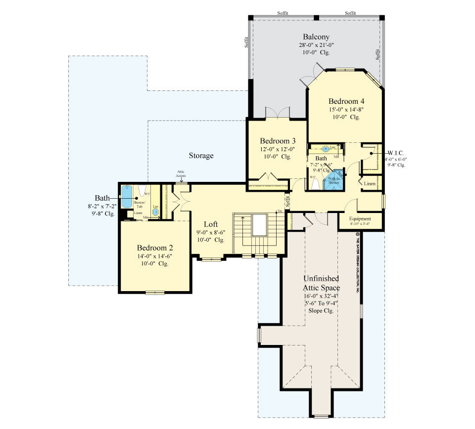 maynard home design second floor plan
