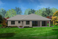 Alston-Rear Elevation-Plan #6572