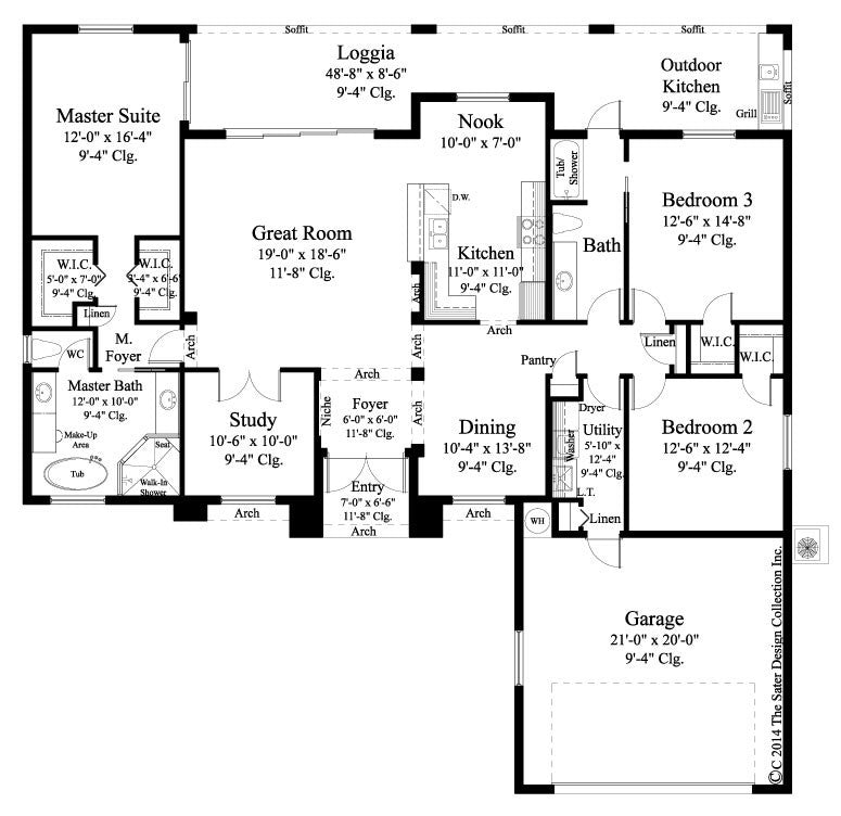 avery floor plan -plan #6574