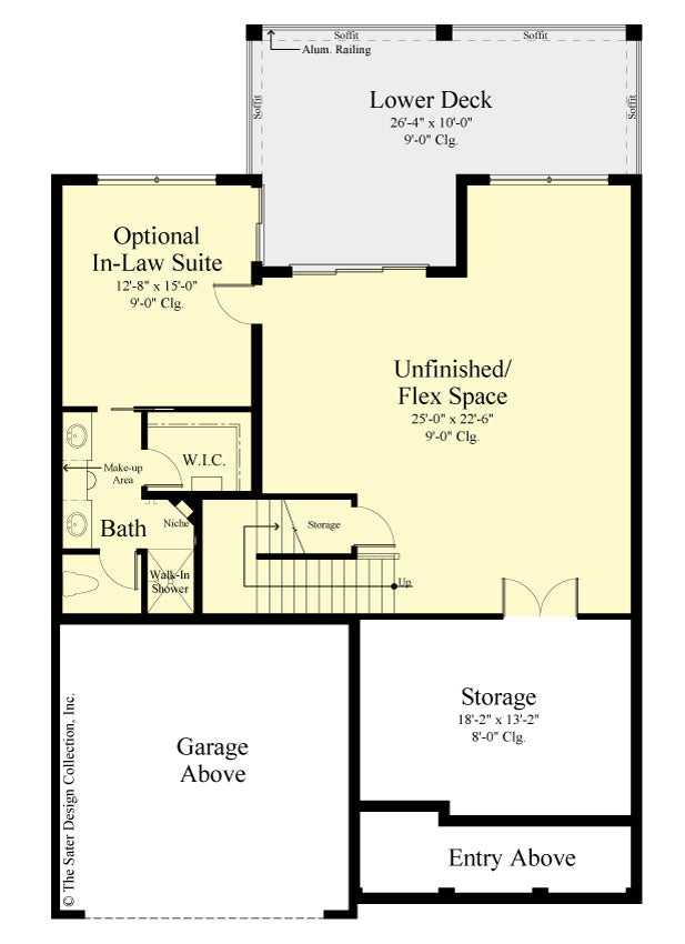 jasmine home design optional basement floor plan