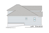 Gardenia House Plan left elevation