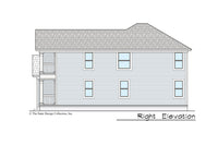 Gardenia House Plan right elevation