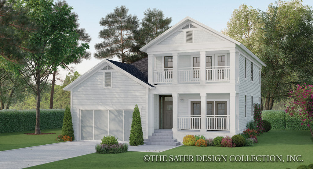 Gardenia House Plan front elevation color rendering