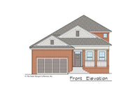 Begonia House Plan front elevation